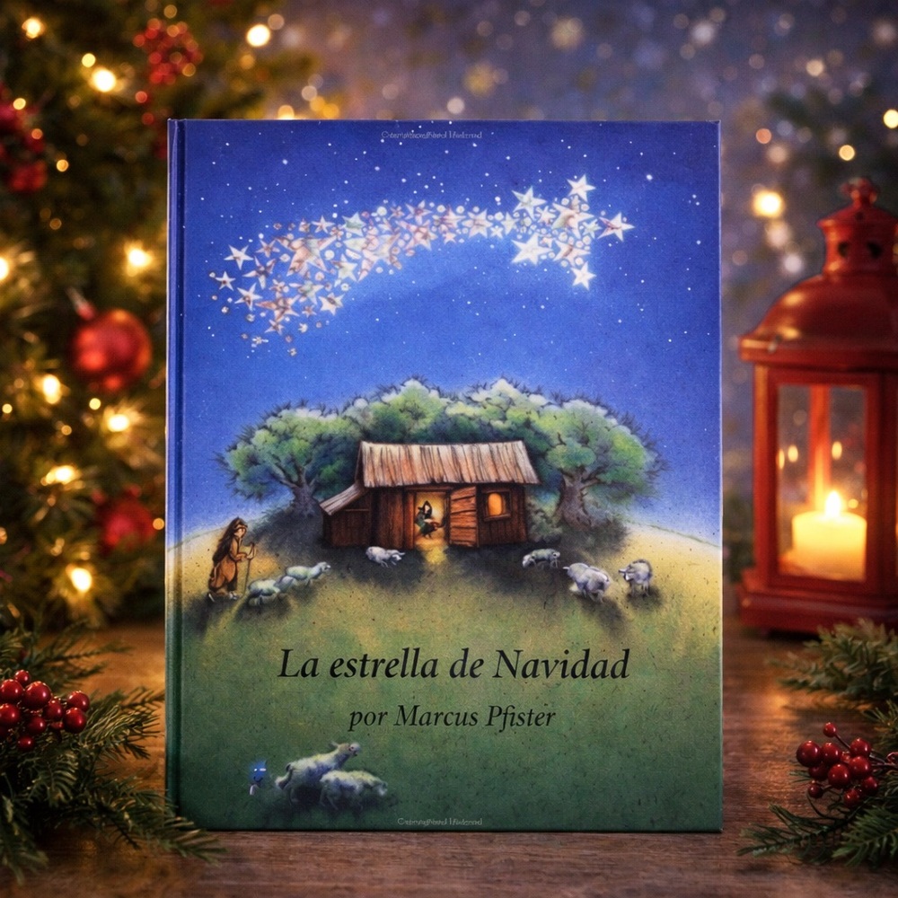 LA ESTRELLA DE NAVIDAD Picture Book Spanish Edition Hardback Marcus Pfister NWT